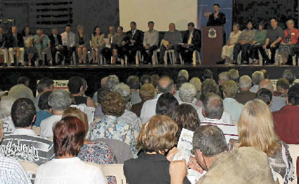 Hundreds of people turned out to Kings Theatre to hear the candidates’ promises. Hundreds of people turned out to Kings Theatre to hear the candidates’ promises.